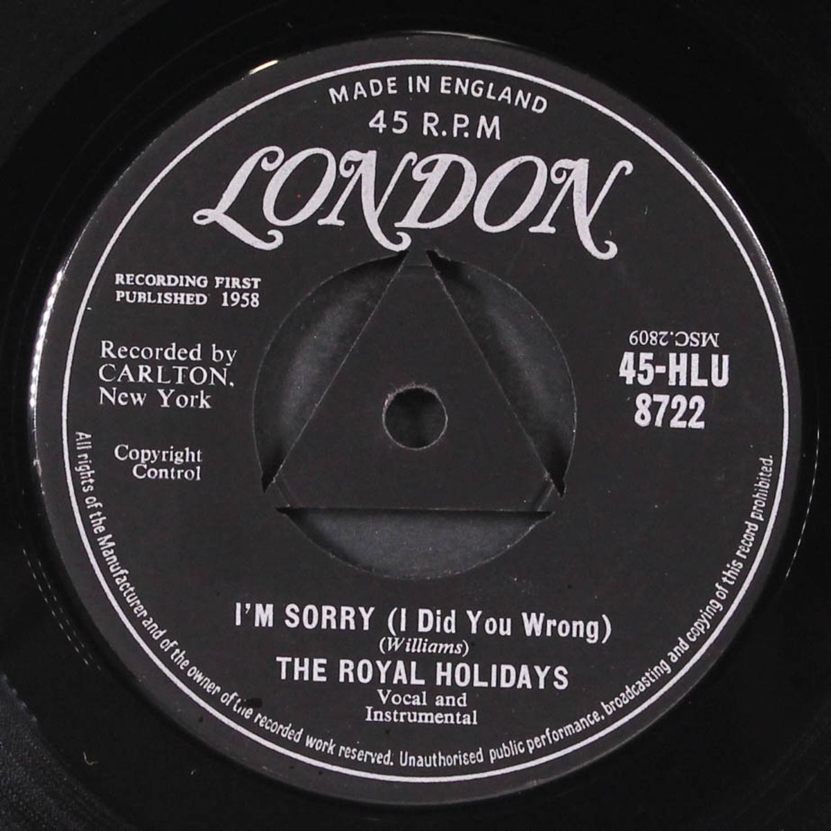 i'm sorry / margaret by ROYAL HOLIDAYS