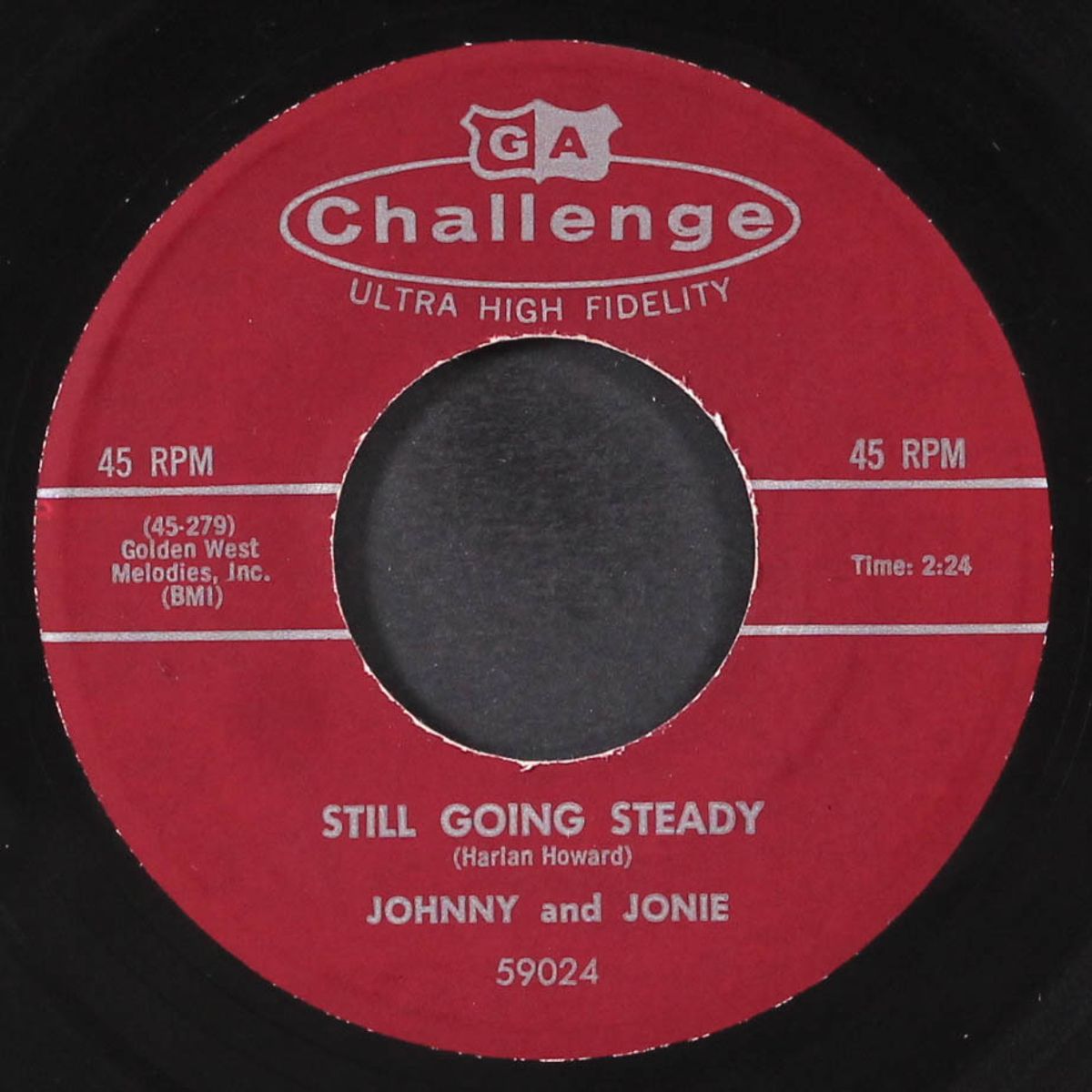 some of them bones are mine / still going steady by JOHNNY & JONIE