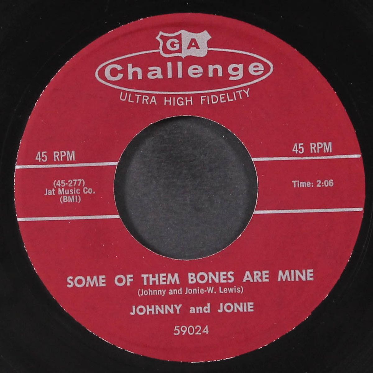 some of them bones are mine / still going steady by JOHNNY & JONIE