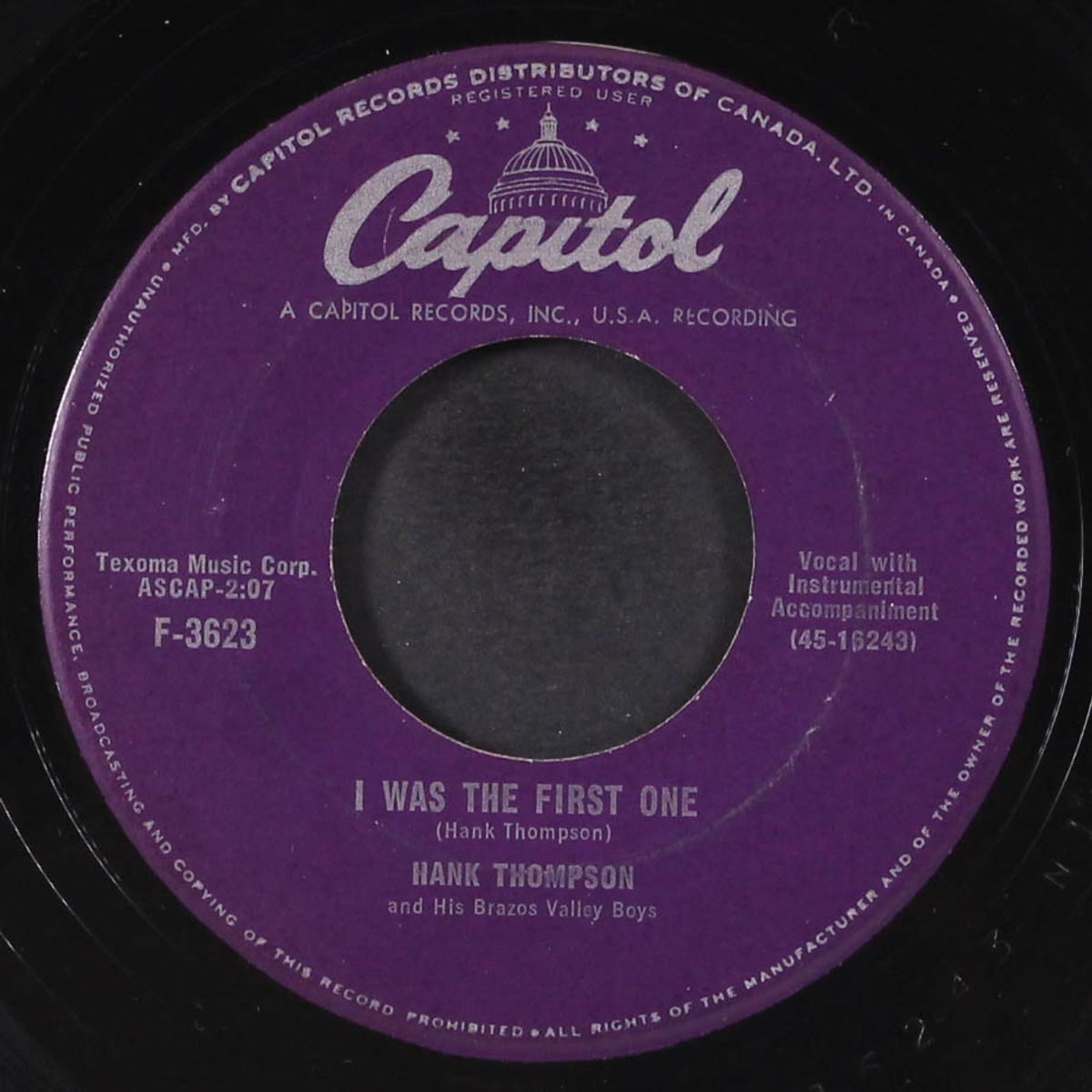 rockin' in the congo by HANK THOMPSON