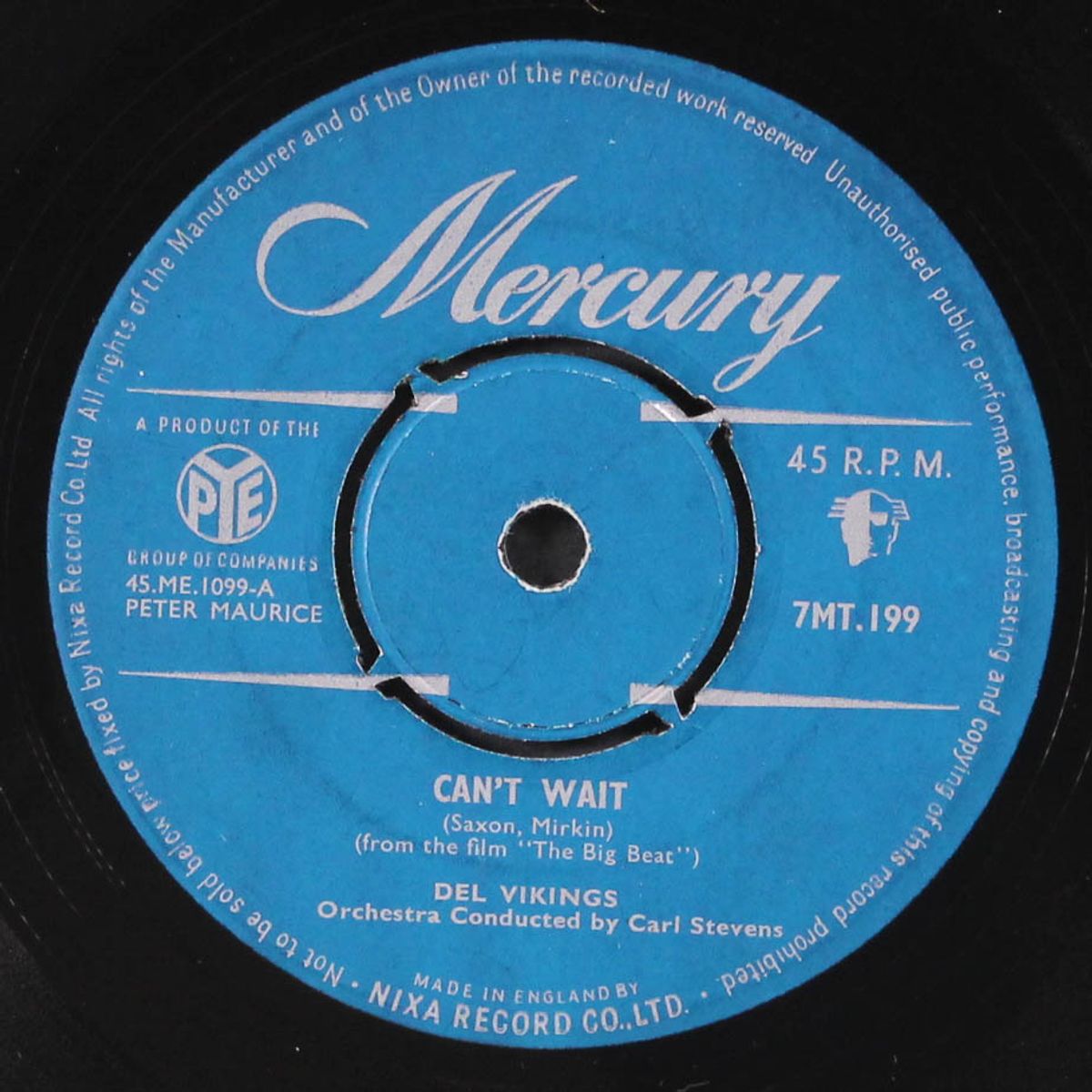 the voodoo man / can't wait by DEL VIKINGS