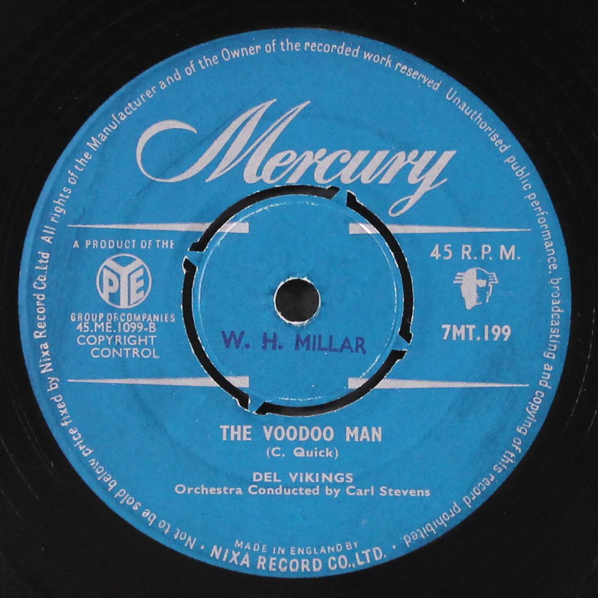 the voodoo man / can't wait by DEL VIKINGS