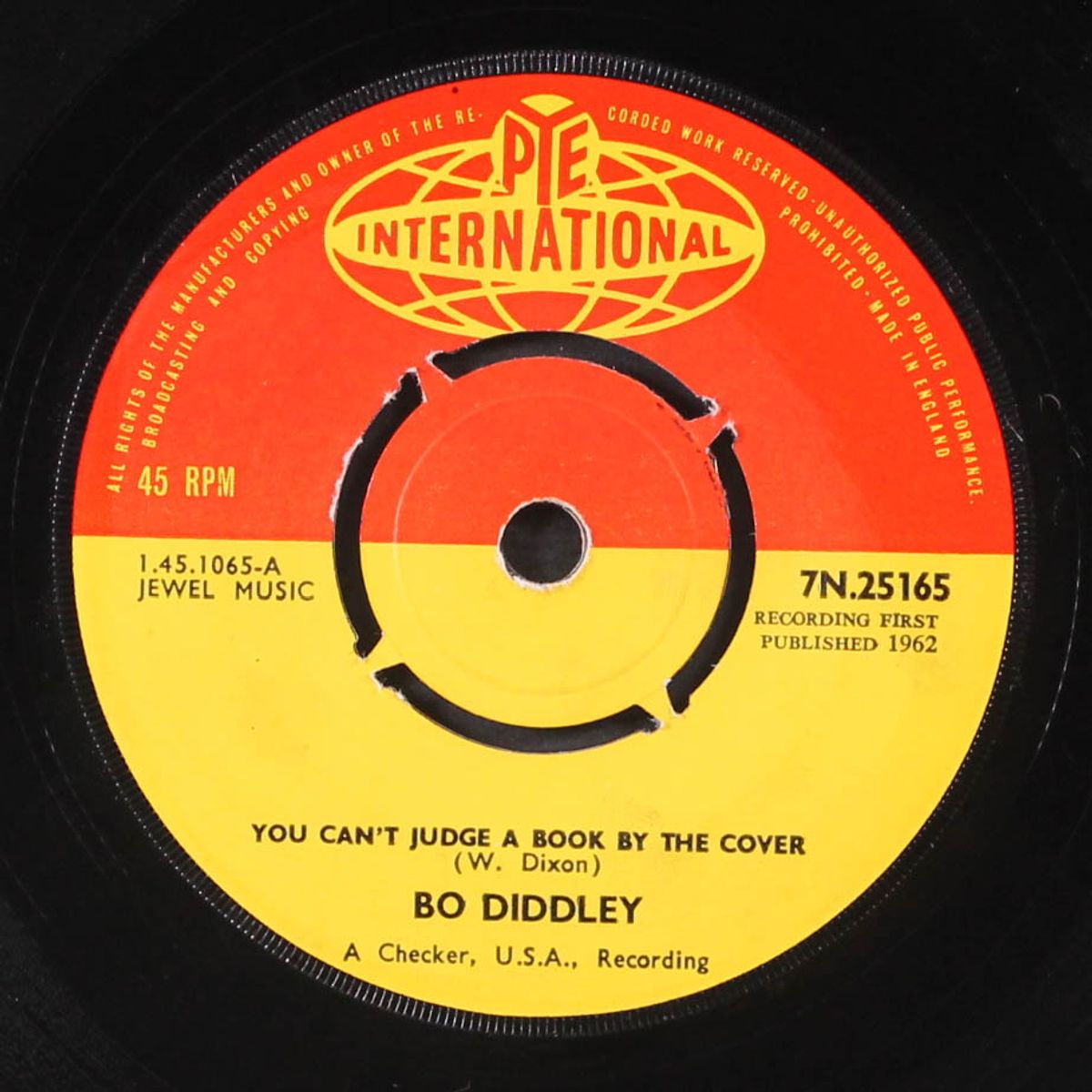 you can't judge a book by the cover / i can tell by BO DIDDLEY