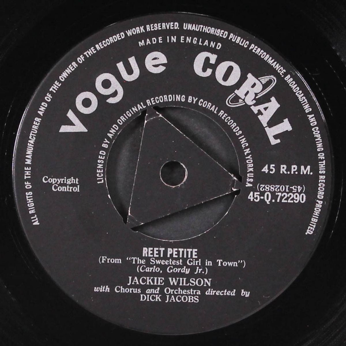reet petite / by the light of the silvery moon by JACKIE WILSON