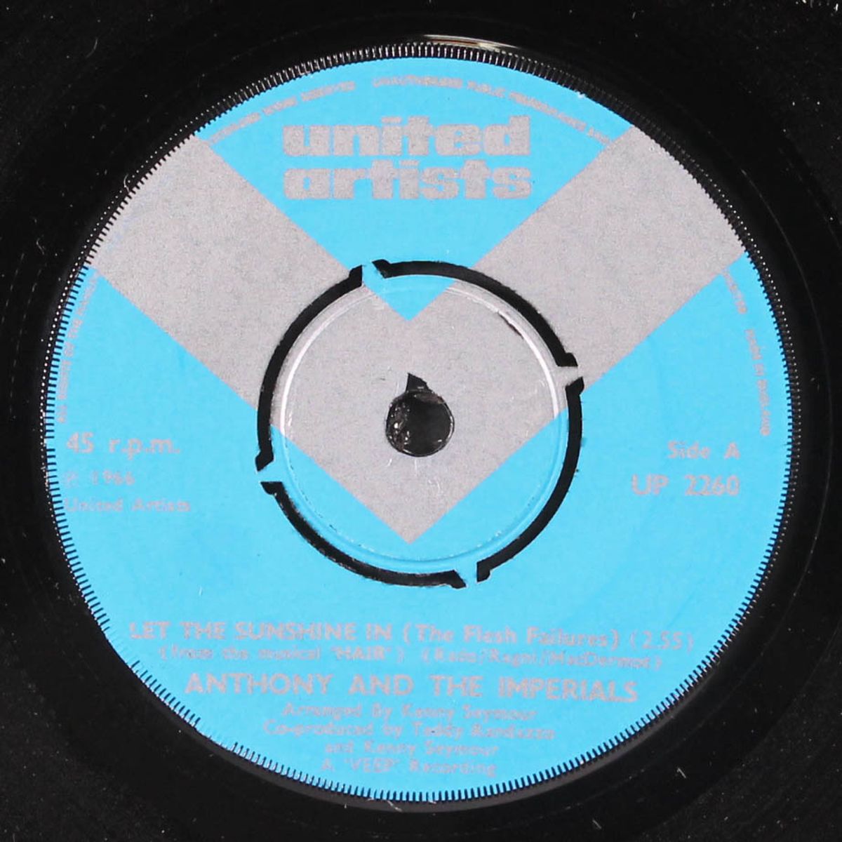 the gentle rain / let the sunshine in by ANTHONY & IMPERIALS