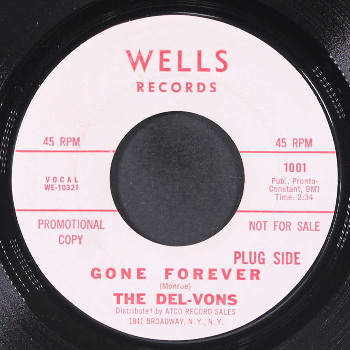 all i did was cry / gone forever by DEL-VONS