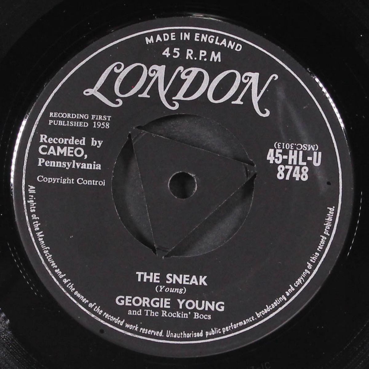 nine more miles / the sneak by GEORGIE YOUNG
