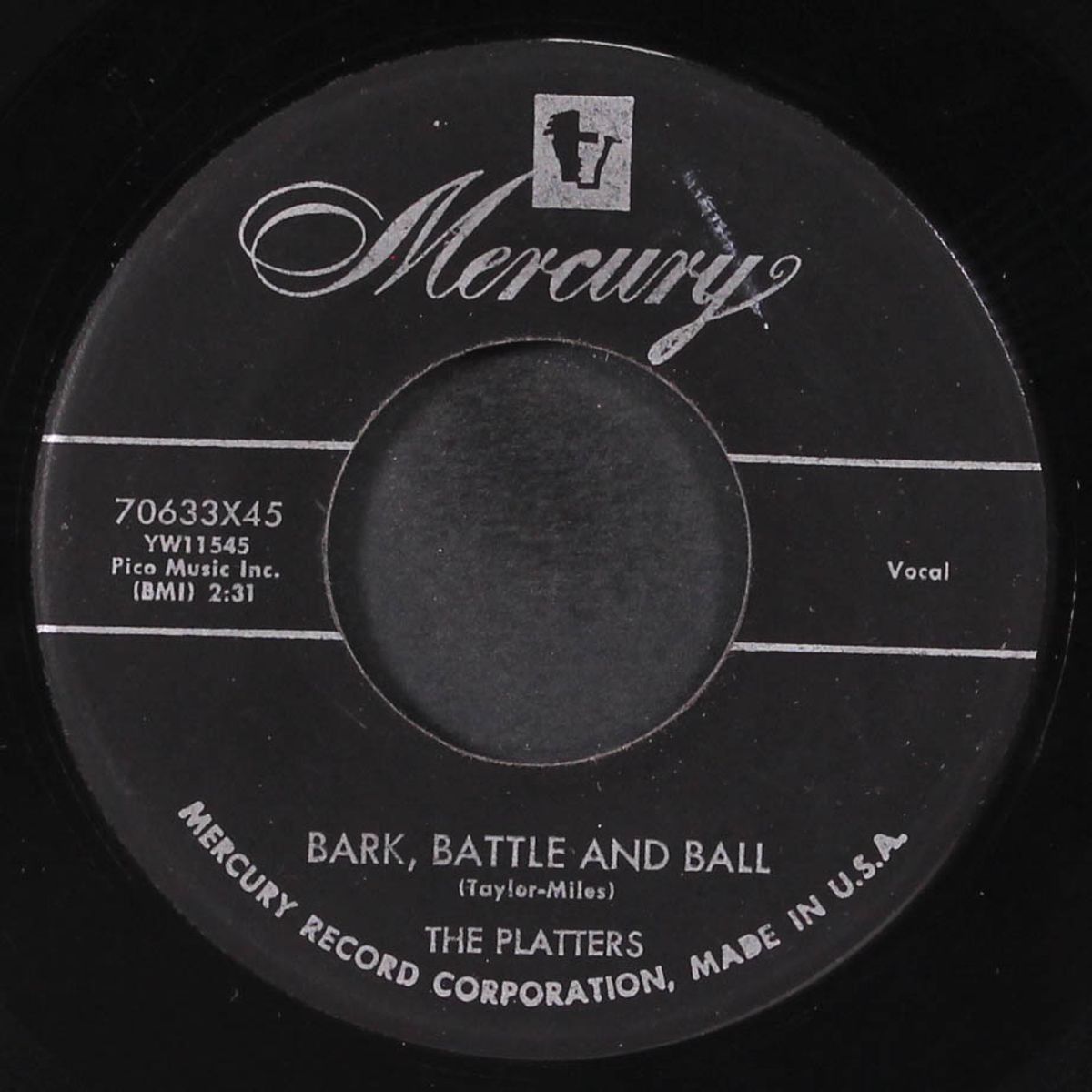 only you / bark, battle and ball by PLATTERS