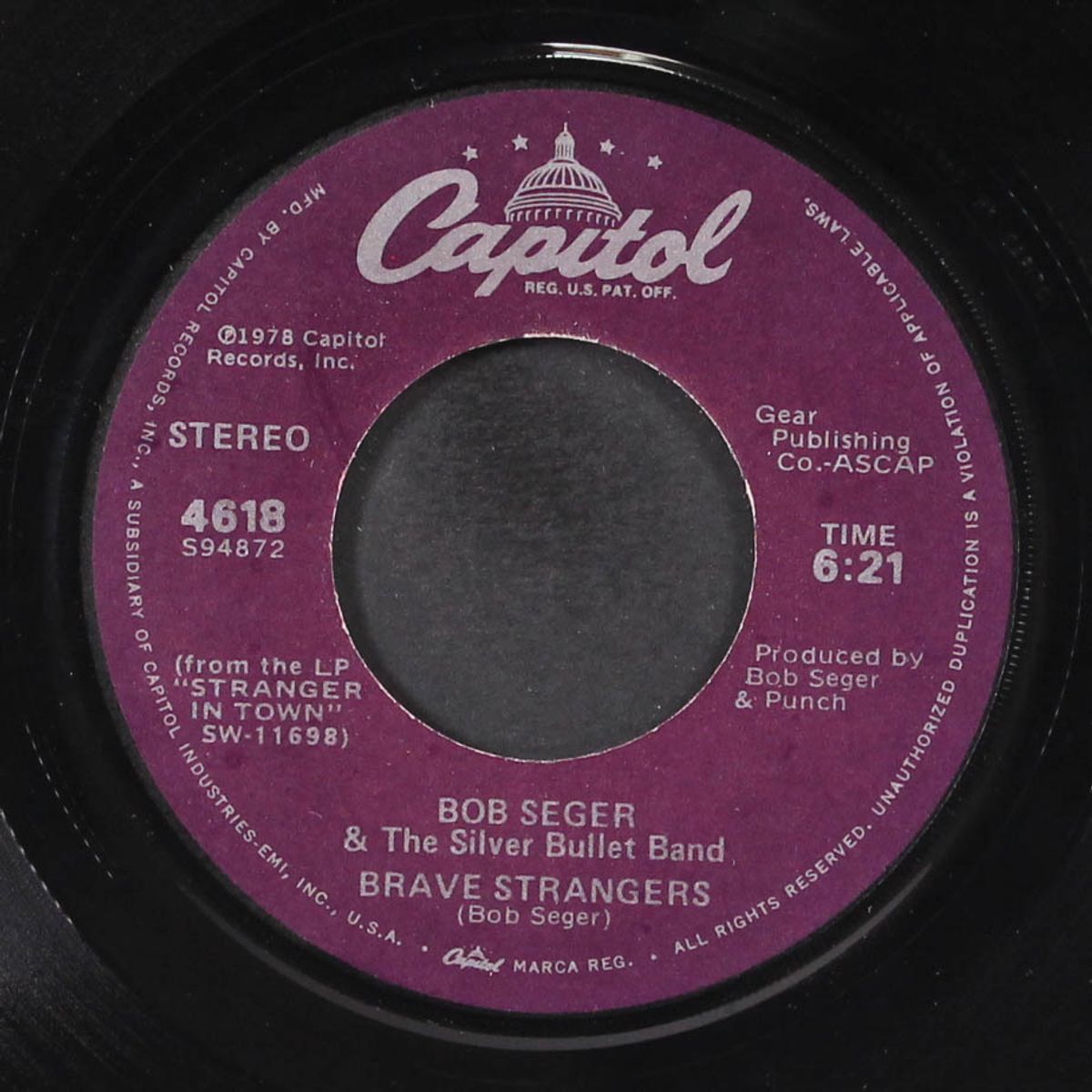 hollywood nights / brave strangers by BOB SEGER