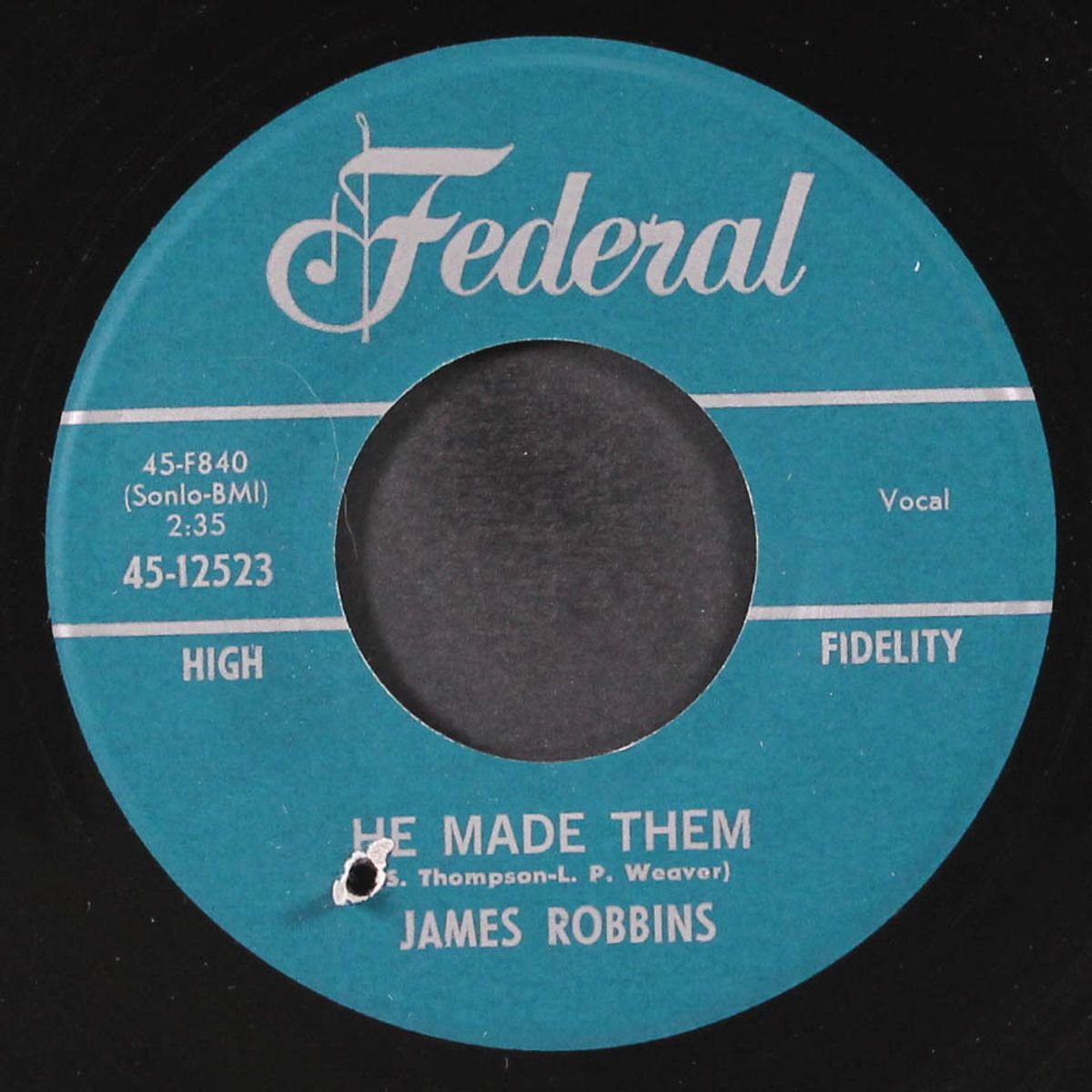 he made them / one day (you're gonna need me) by JAMES ROBBINS