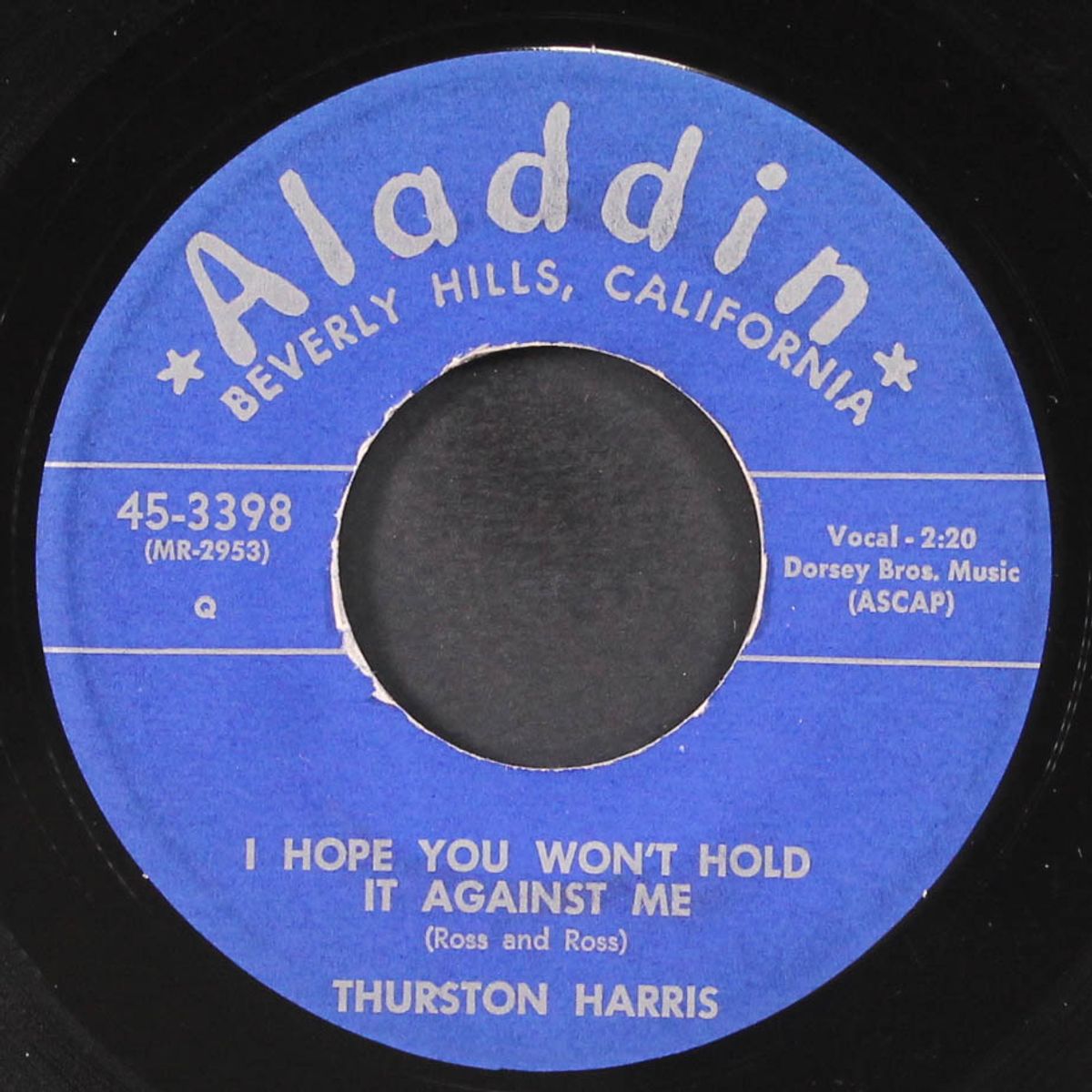 little bitty pretty one / i hope you won't hold it against me by THURSTON HARRIS