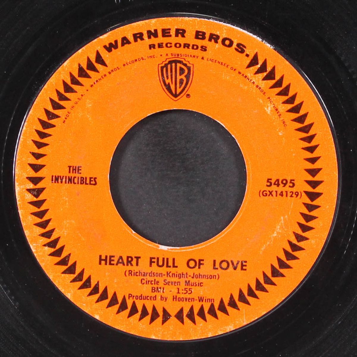 heart full of love / i'll come crawlin' to you by INVINCIBLES