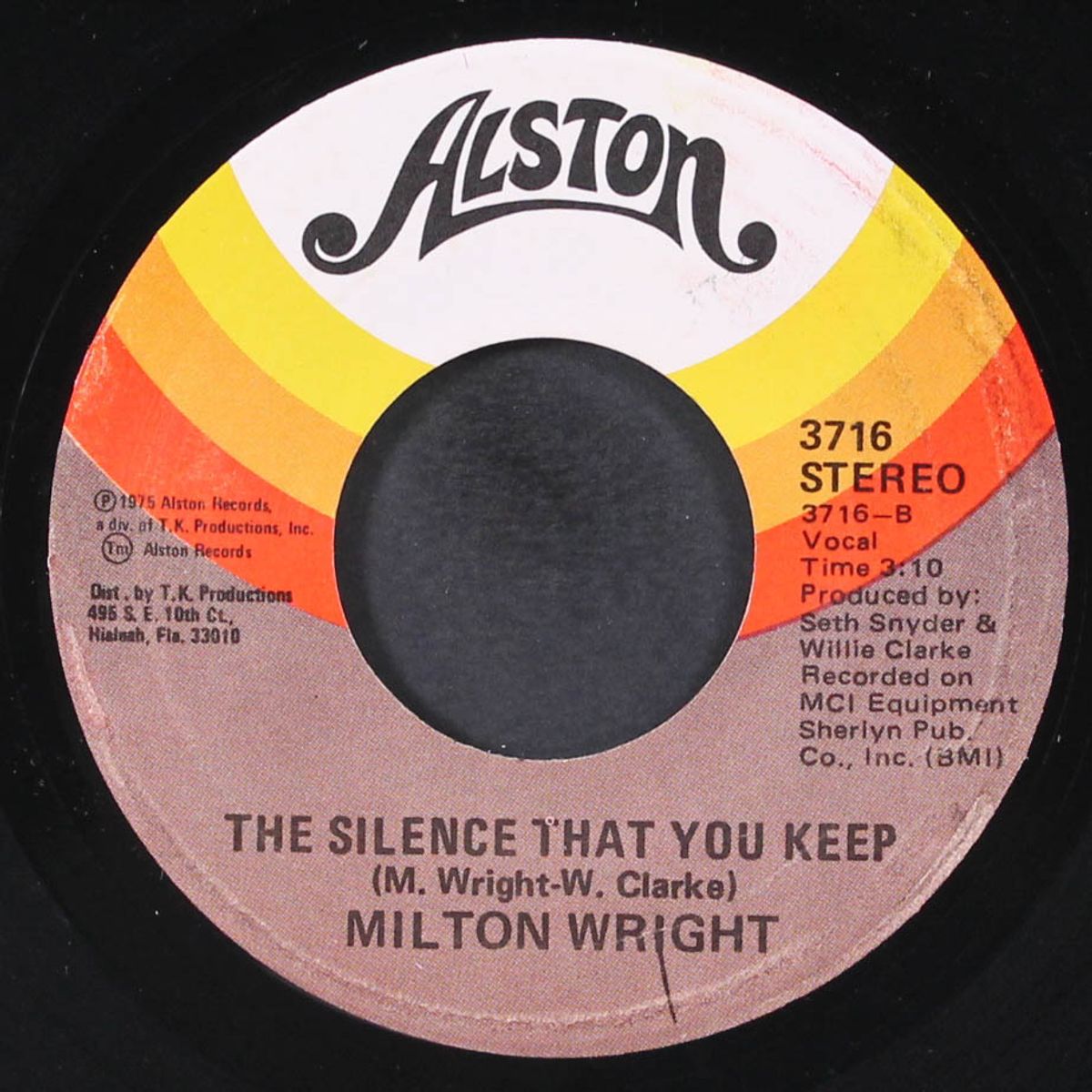 keep it up / the silence that you keep by MILTON WRIGHT