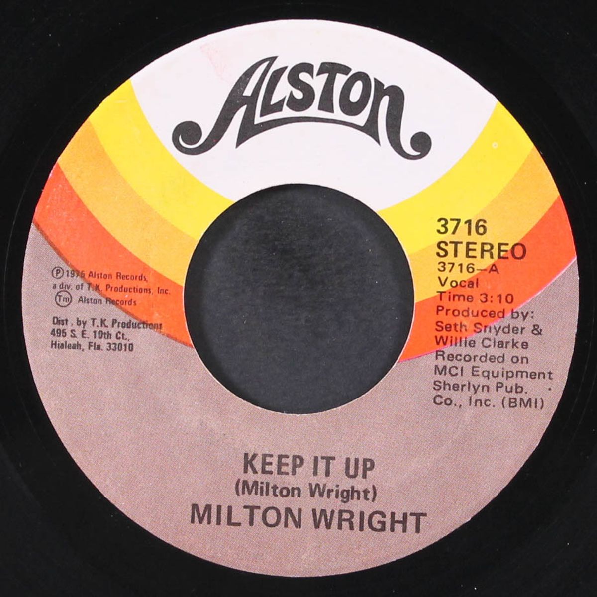 keep it up / the silence that you keep by MILTON WRIGHT