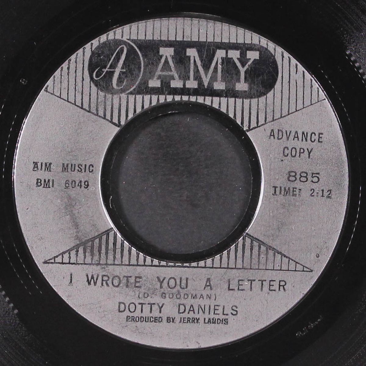 i wrote you a letter / play me a sad song by DOTTY DANIELS