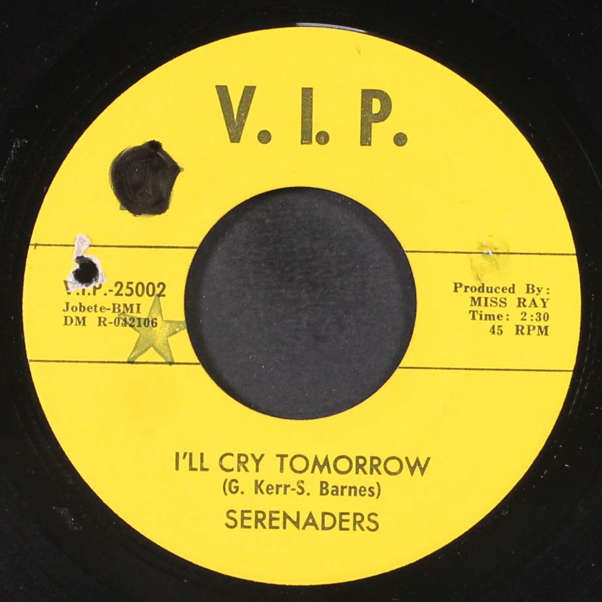 i'll cry tomorrow / if your heart says yes by SERENADERS