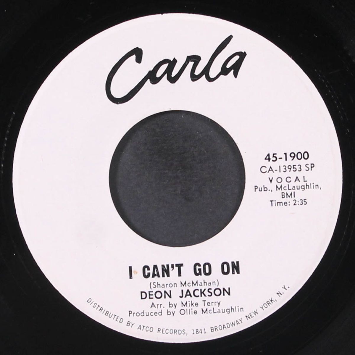 i can't go on / i need a love like yours by DEON JACKSON