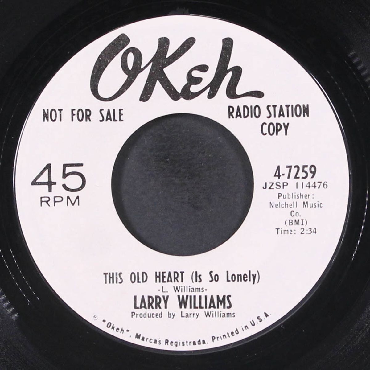 i'd rather fight than switch / this old heart by LARRY WILLIAMS