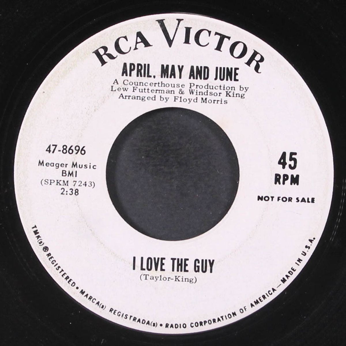 he went away / i love the guy by APRIL, MAY & JUNE