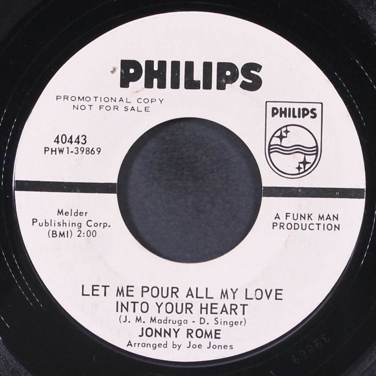 let me pour all my love into your heart / baby doll by JONNY ROME
