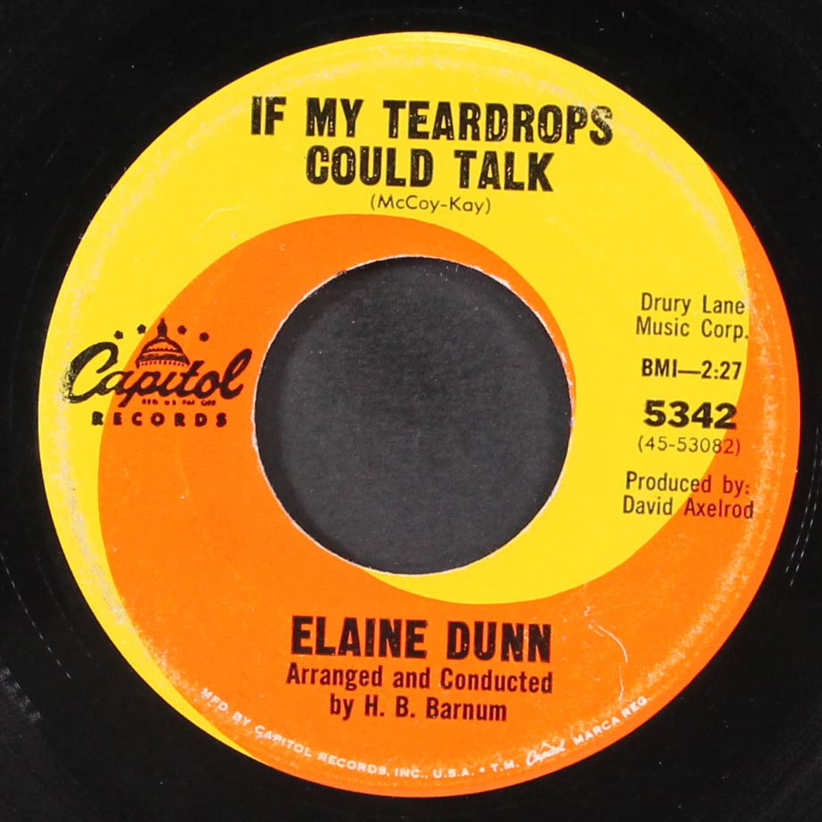 here stands a girl / if my teardrops coul talk by ELAINE DUNN