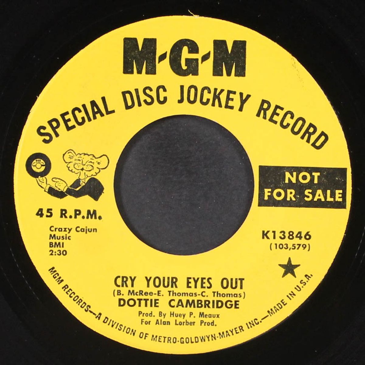 cry your eyes out / perfect boy by DOTTIE CAMBRIDGE