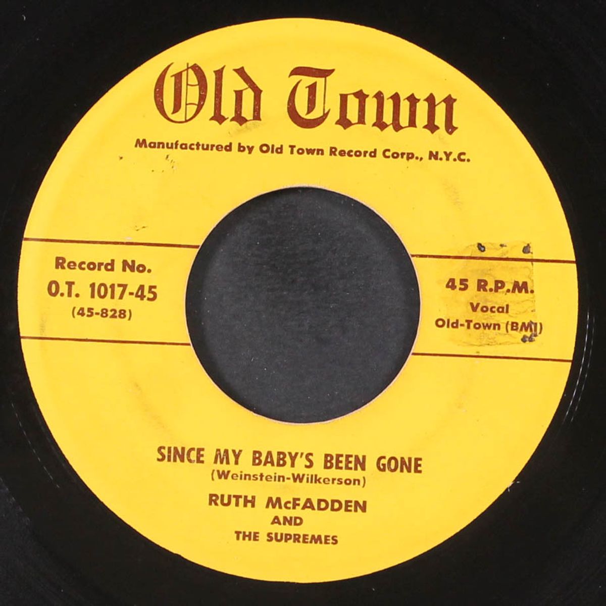 darling, listen to the words / since my baby's been gone by RUTH MCFADDEN & SUPREMES
