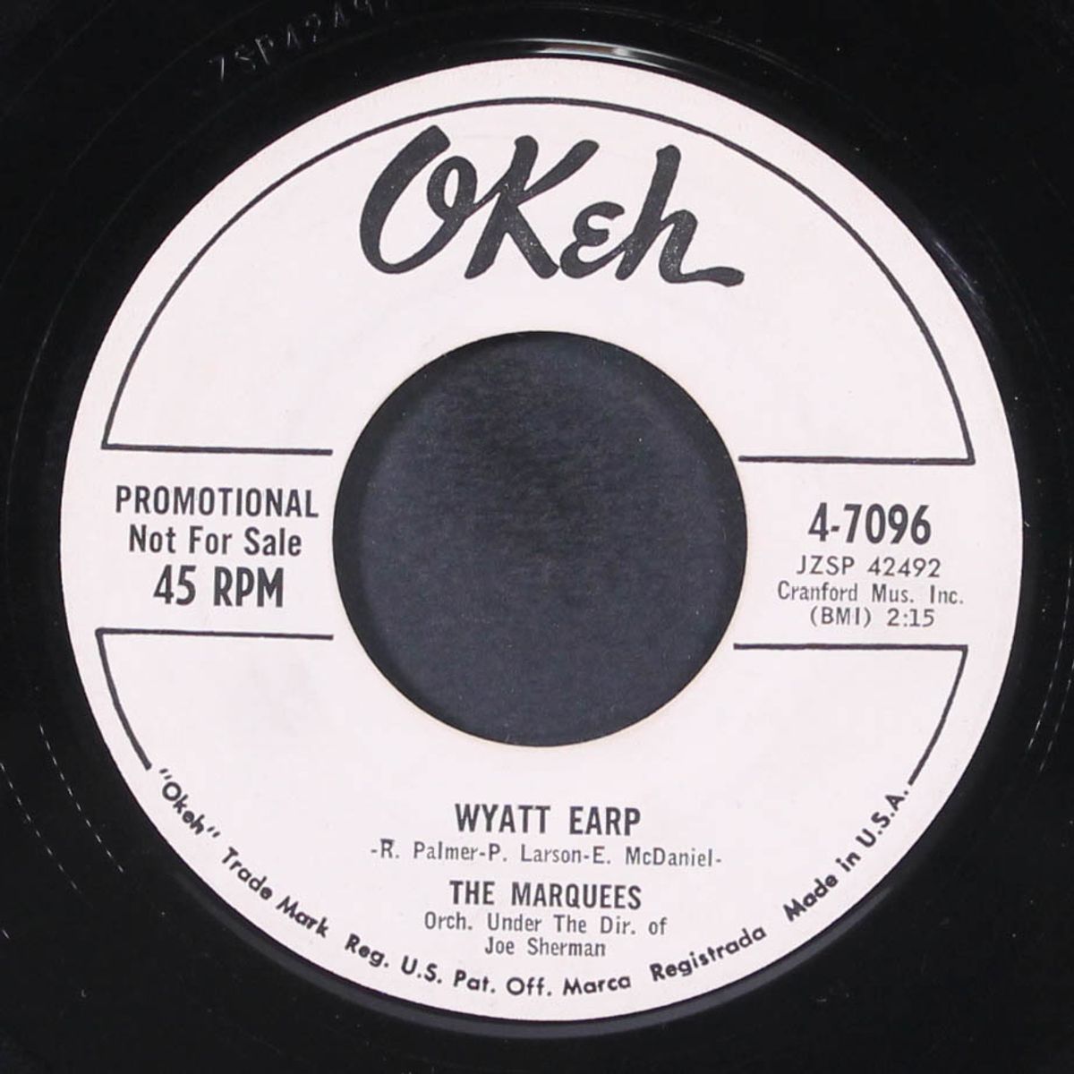 wyatt earp / hey little school girl by MARQUEES