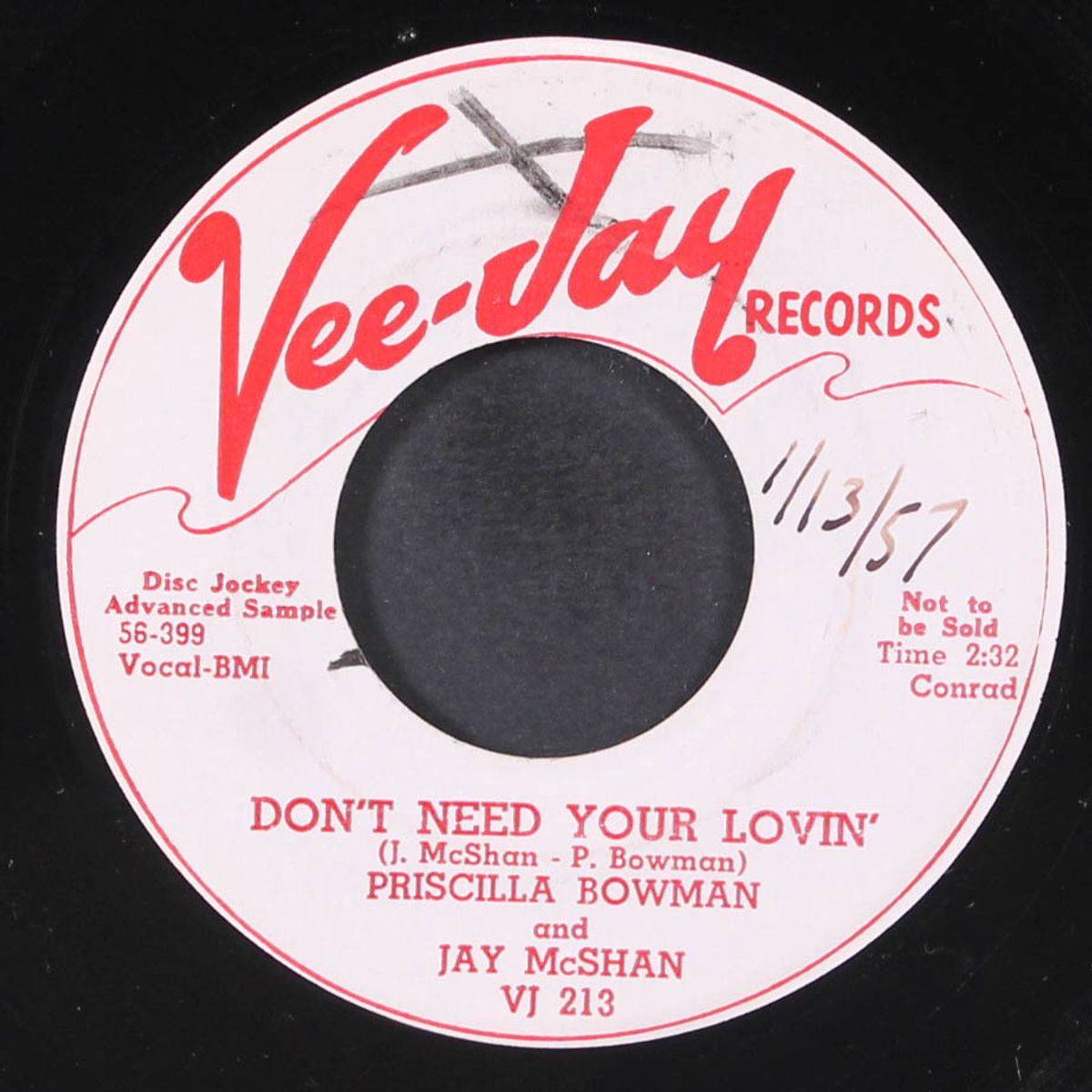 hootie blues / don't need your lovin' by PRISCILLA BOWMAN