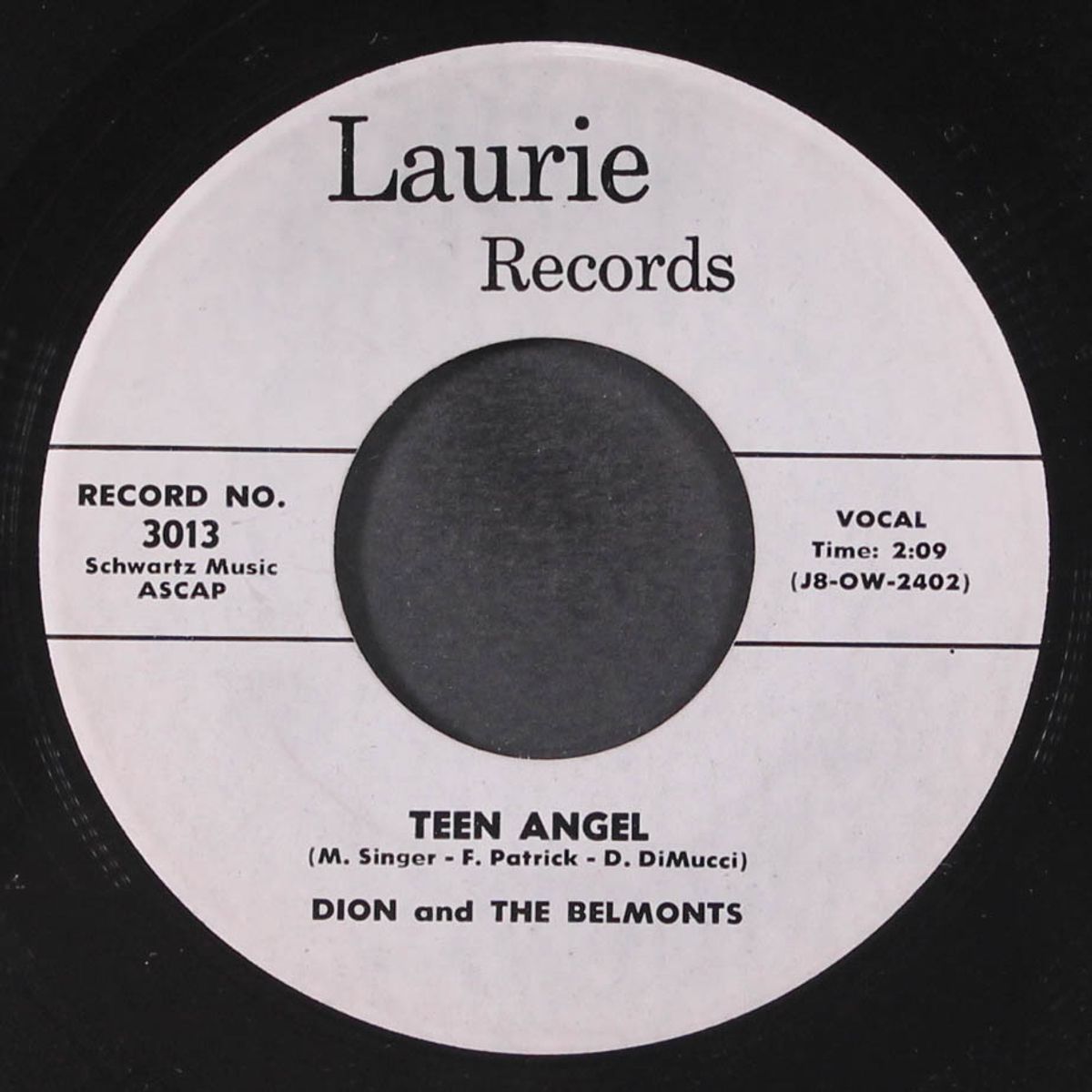 teen angel / i wonder why by DION & BELMONTS