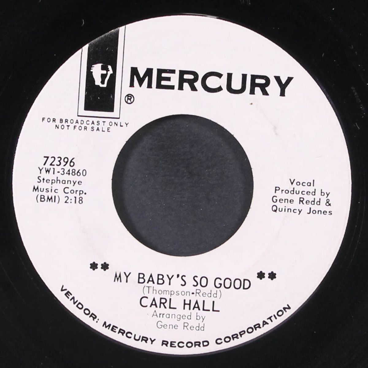 my baby's so good / what's come over me by CARL HALL