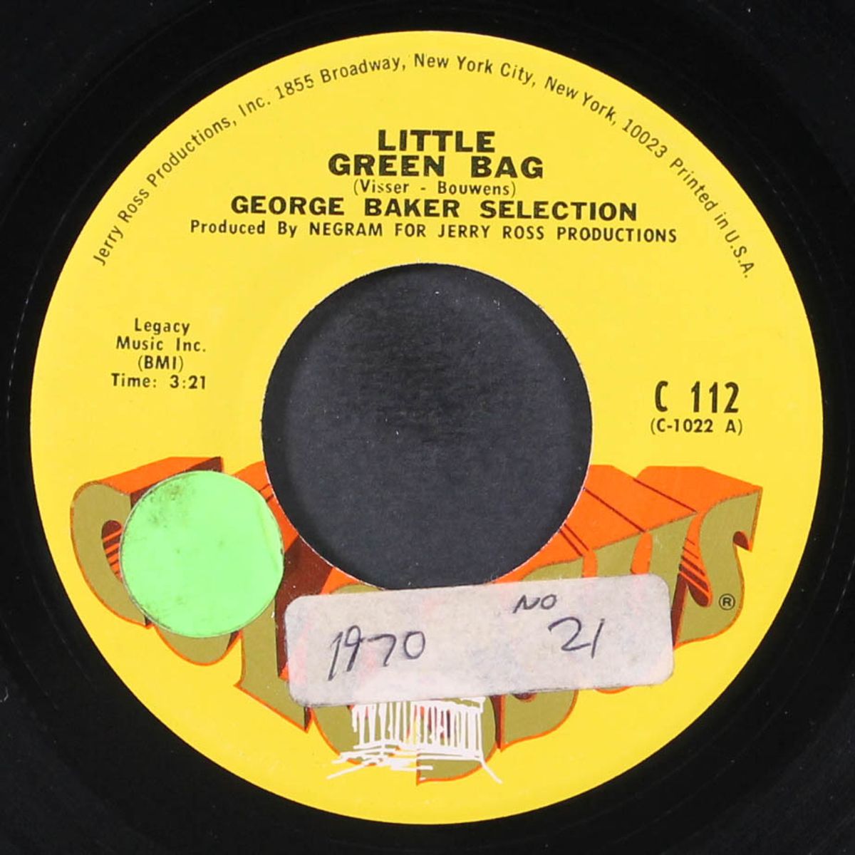 little green bag / pretty little dreamer by GEORGE BAKER SELECTION