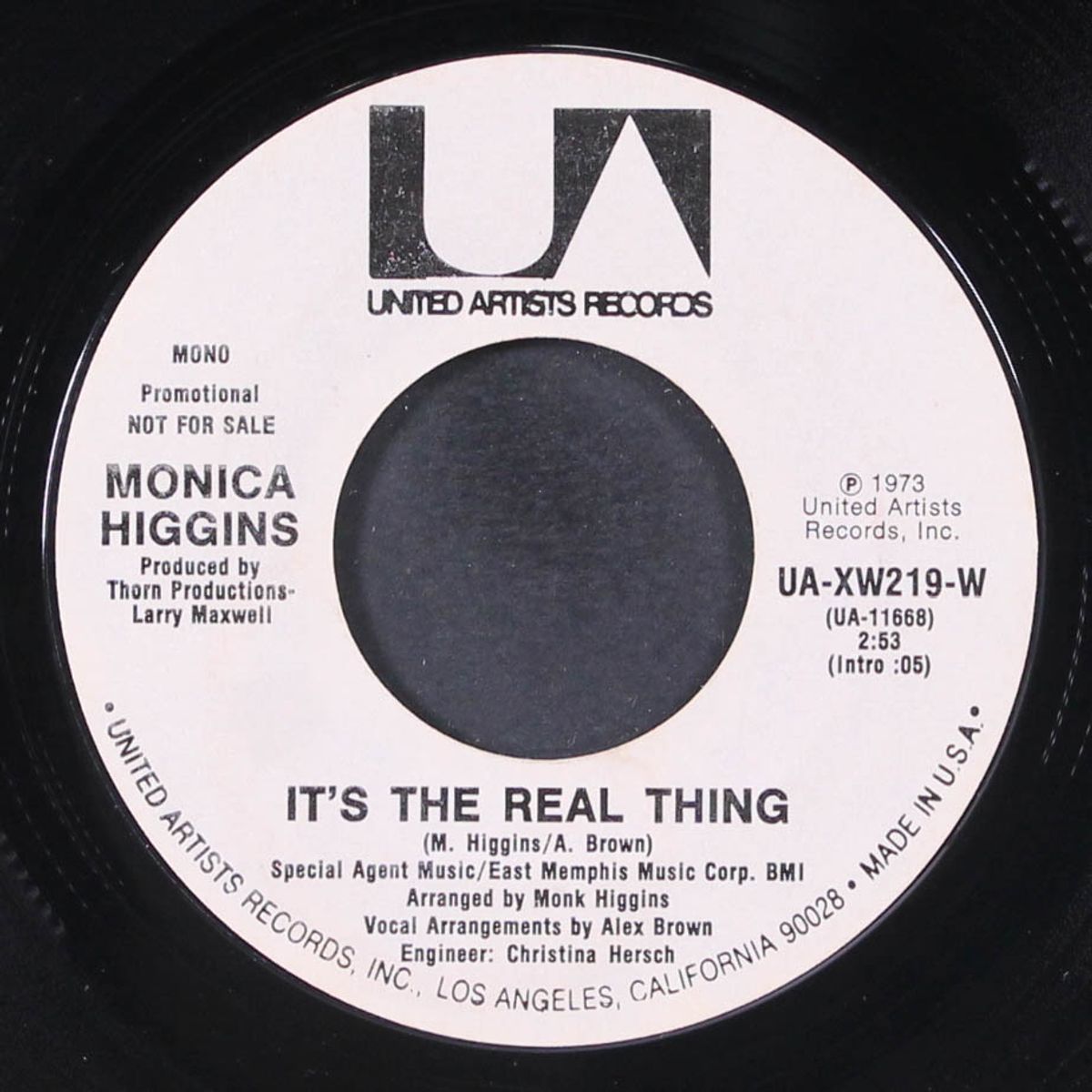 it's the real thing / mono by MONICA HIGGINS