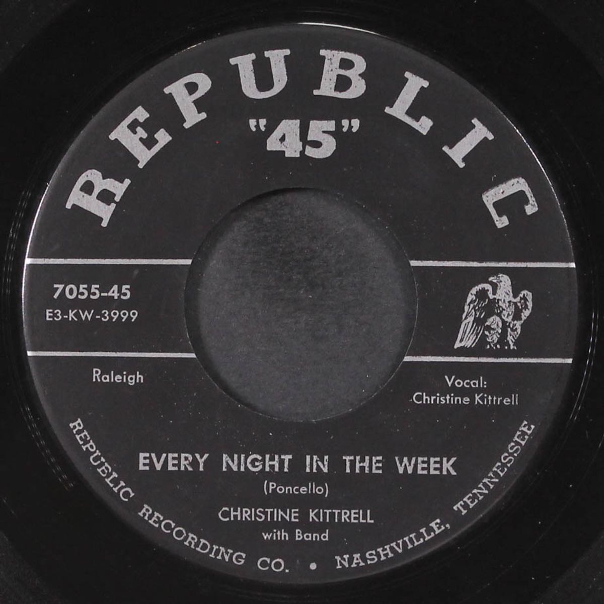 evil-eyed woman / every night in the week by CHRISTINE KITTRELL