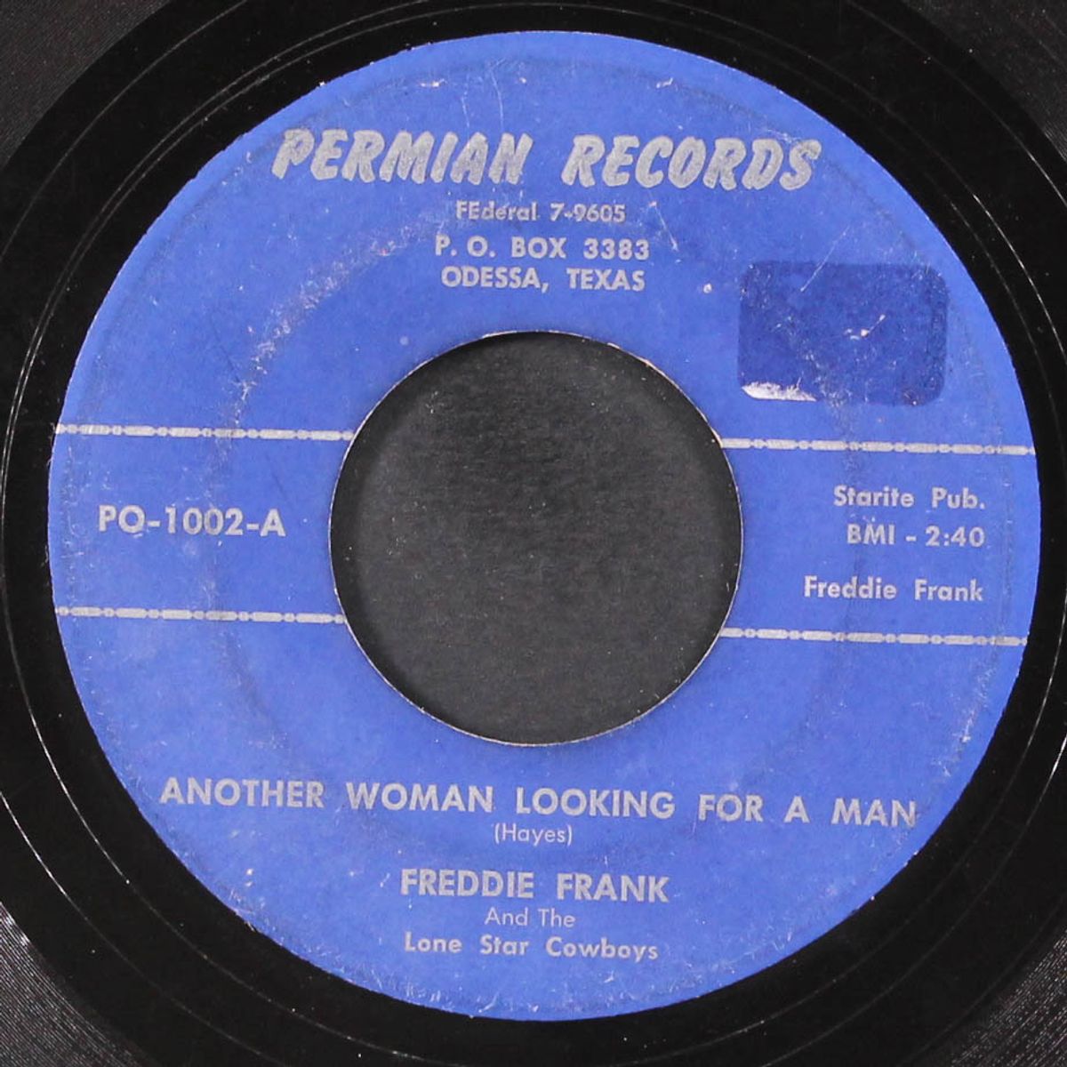 another woman looking for a man / so lonely inside by FREDDIE FRANK