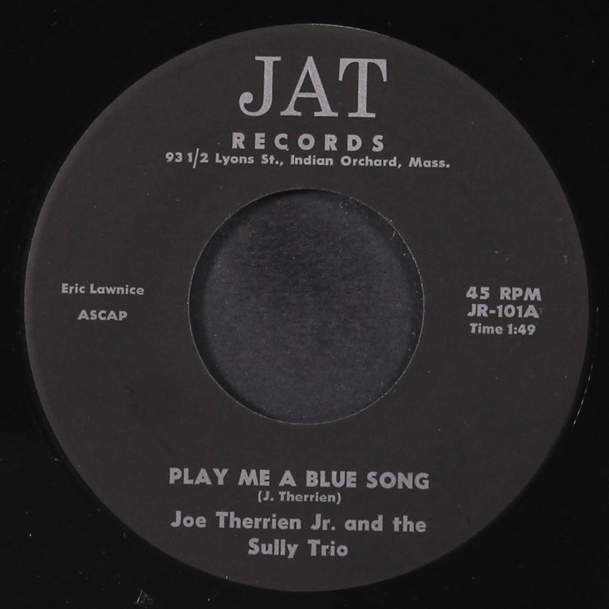 i aint gonna be around / play me a blue song by JOE THERRIEN, JR.