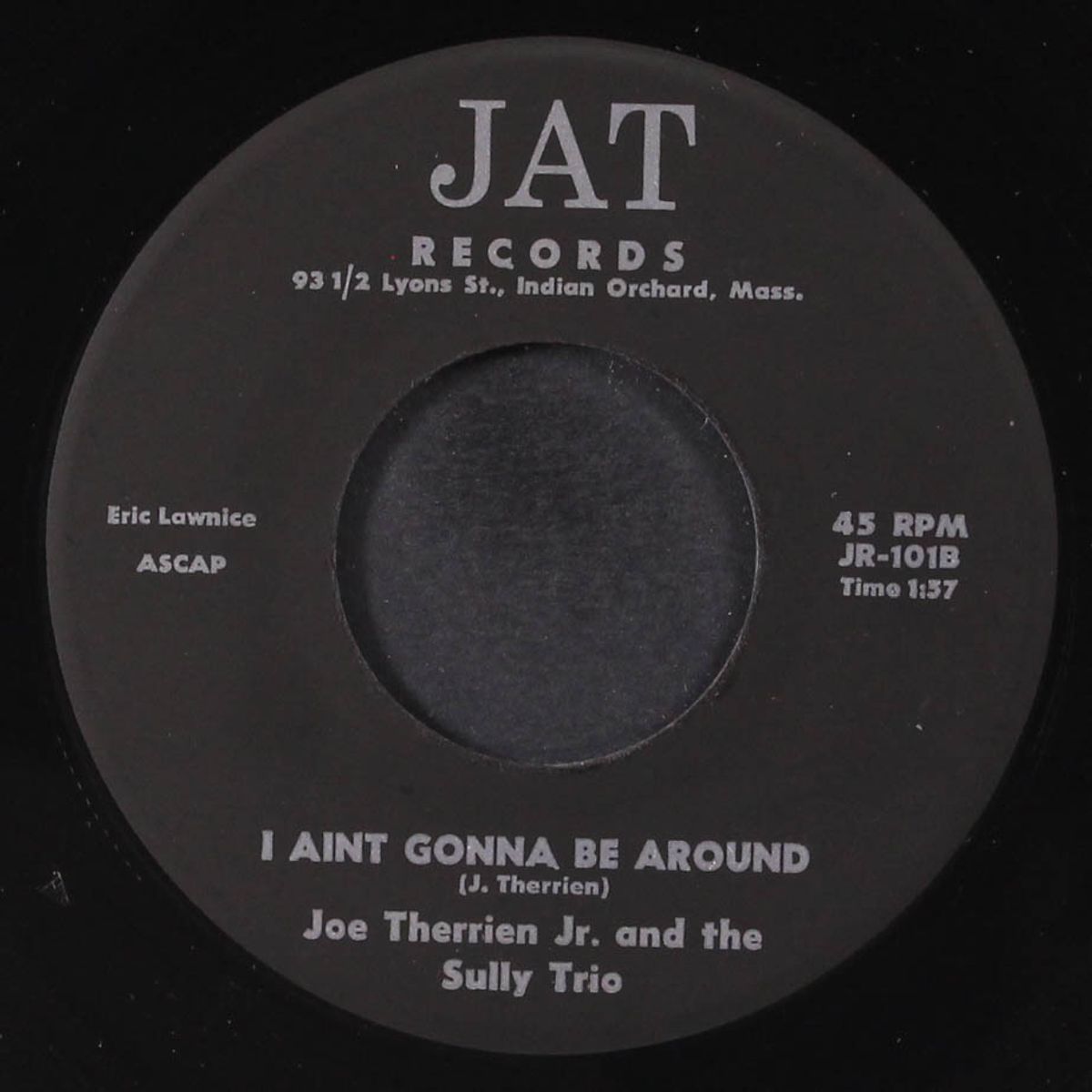 i aint gonna be around / play me a blue song by JOE THERRIEN, JR.