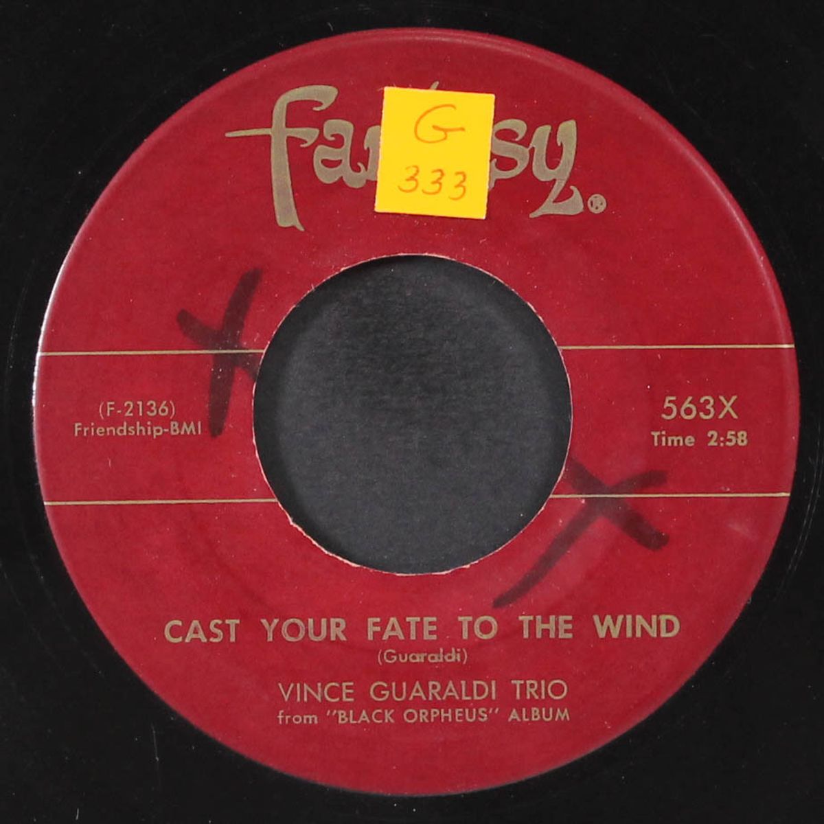 cast your fate to the wind / samba de orpheus by VINCE GUARALDI
