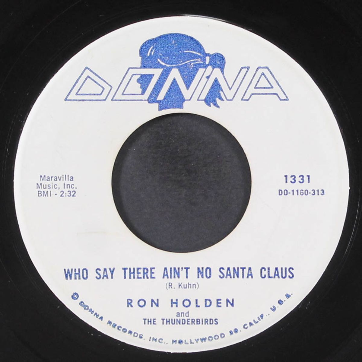 who say there ain't no santa claus / your line is busy by RON HOLDEN & THUNDERBIRDS