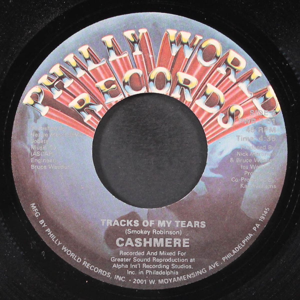 let the music turn you on / tracks of my tears by CASHMERE