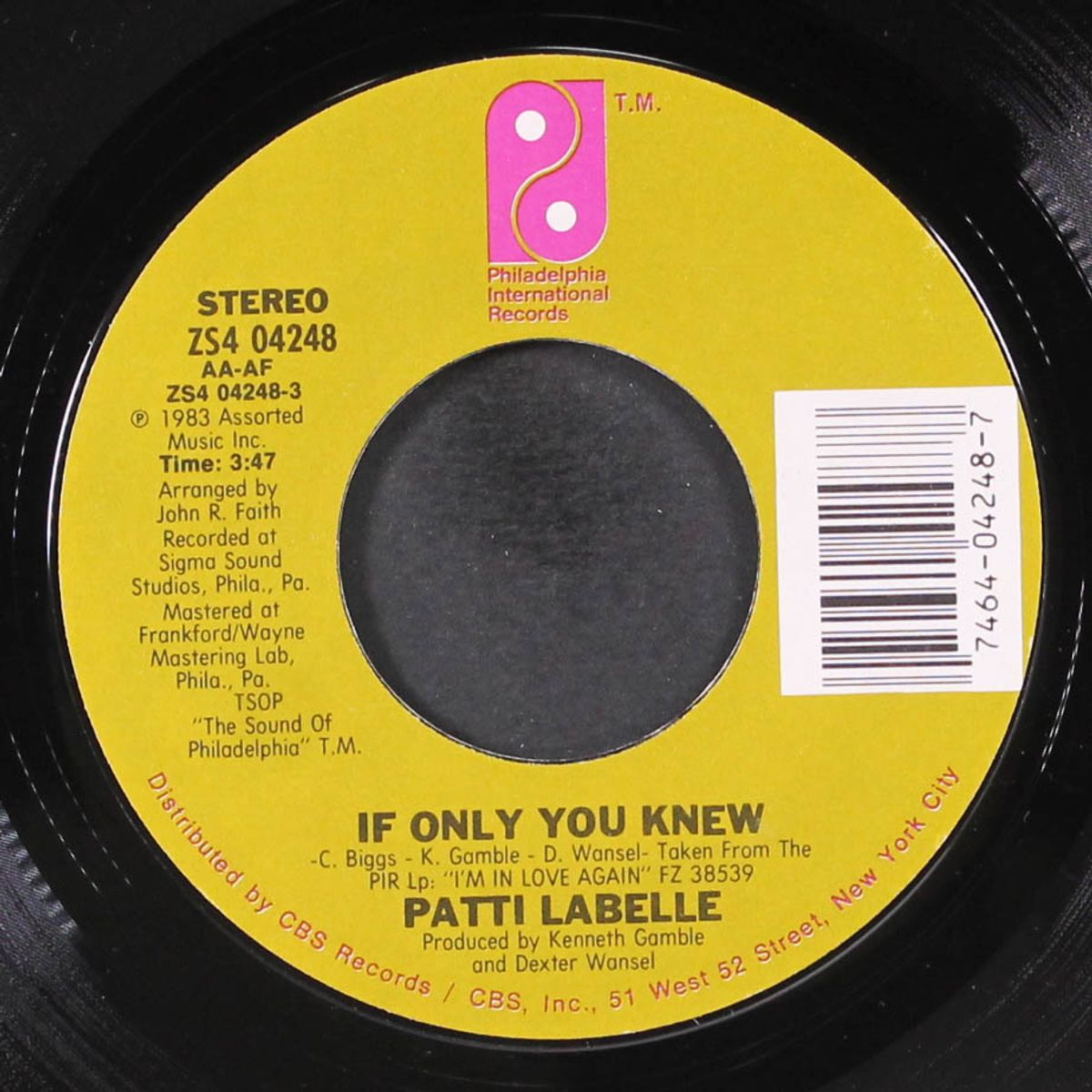 if only you knew / i'll never, never give up by PATTI LABELLE