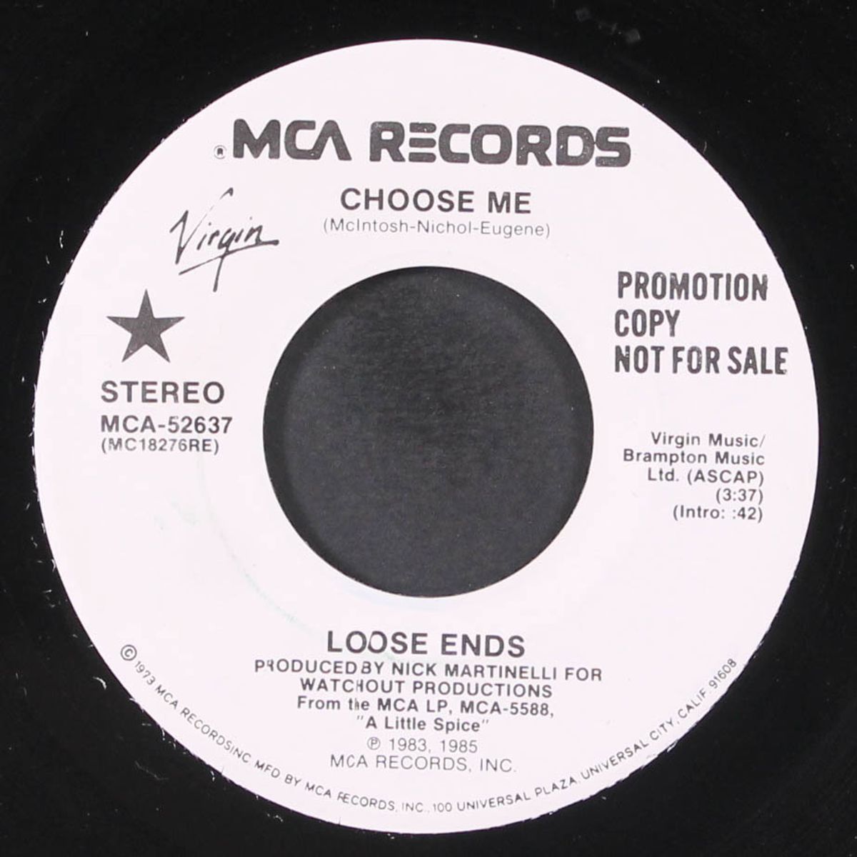 choose me / same by LOOSE ENDS