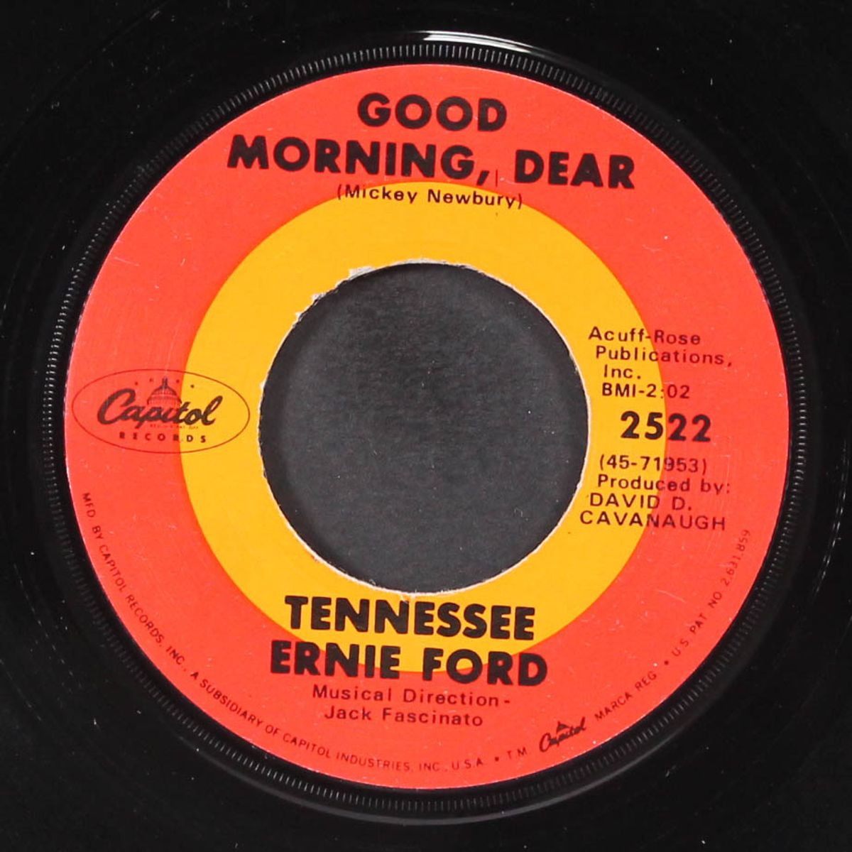 honey-eyed girl (that's you that's you / good morning, dear) by TENNESSEE ERNIE FORD