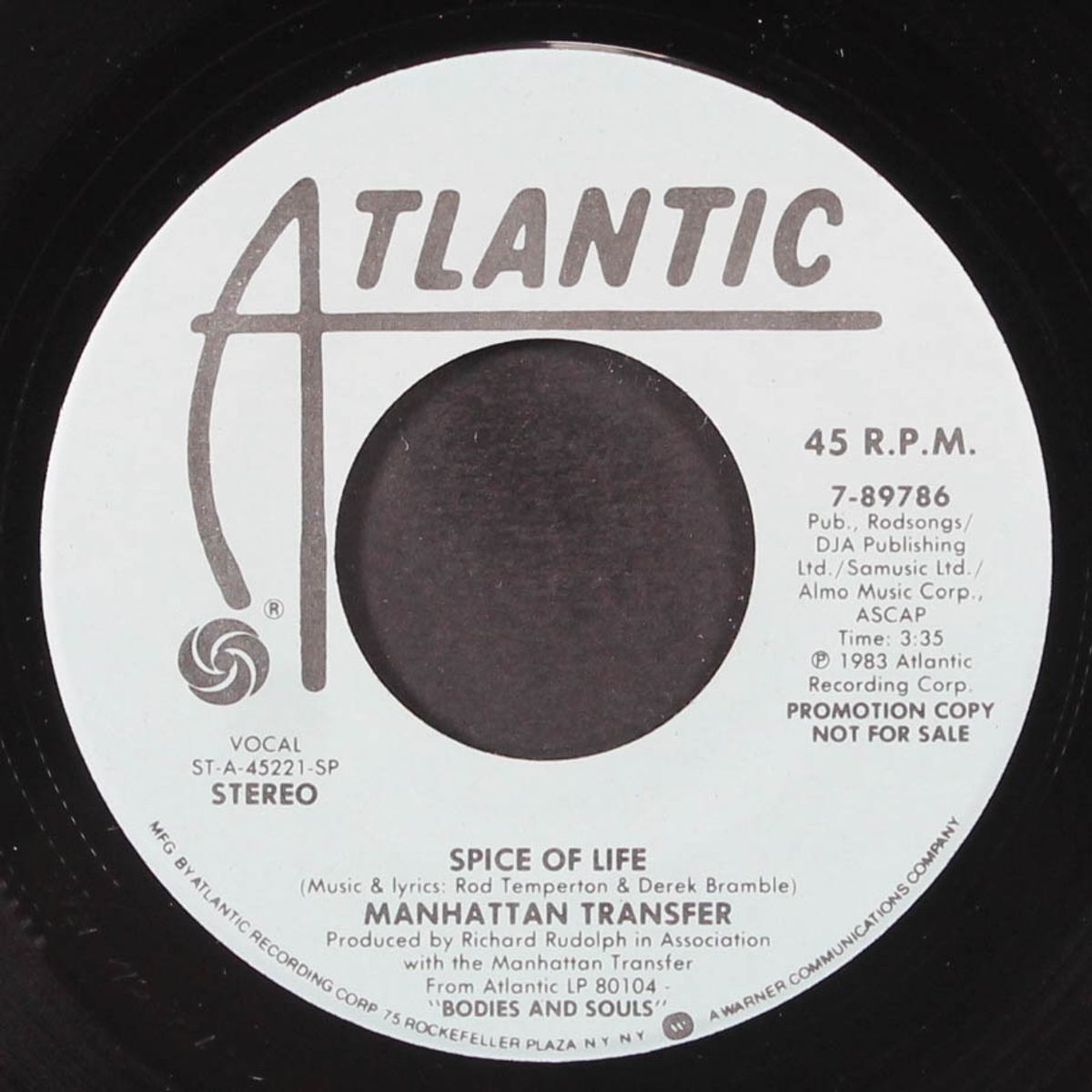 spice of life / same by MANHATTAN TRANSFER