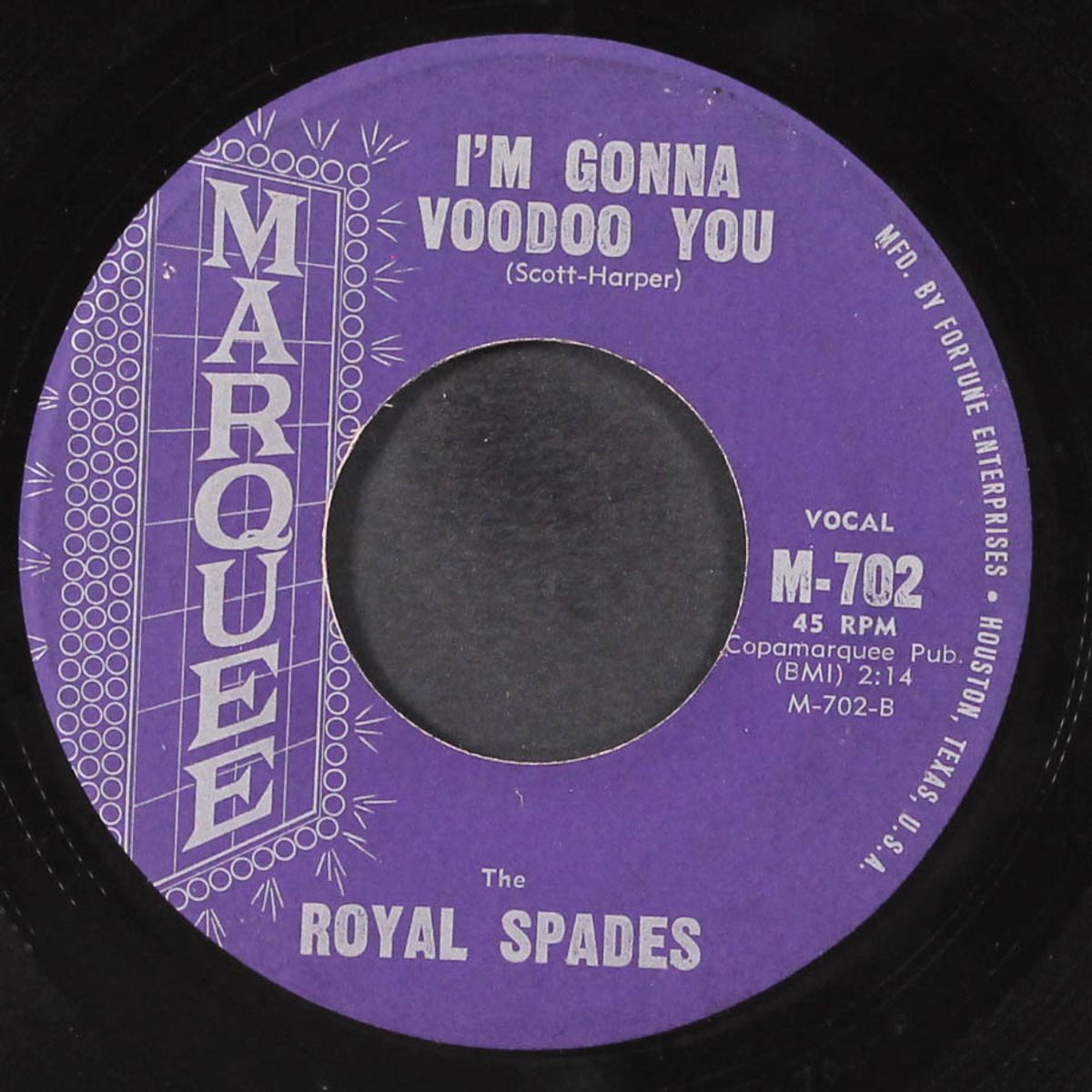 come on and love me / i'm gonna voodoo you by ROYAL SPADES