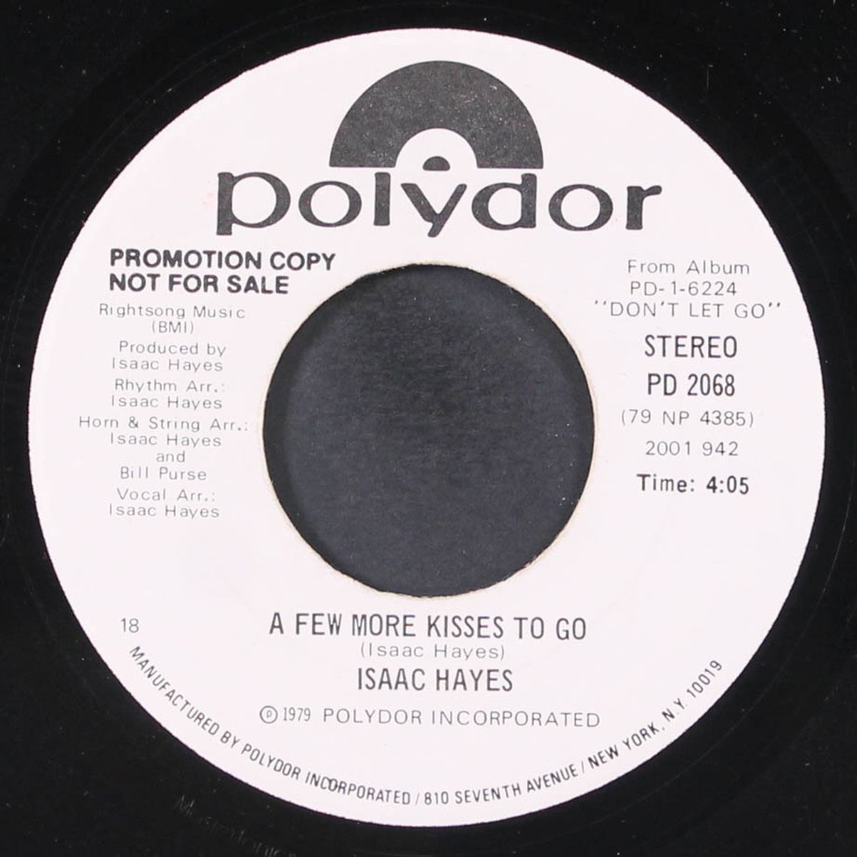 a few more kisses to go / same by ISAAC HAYES