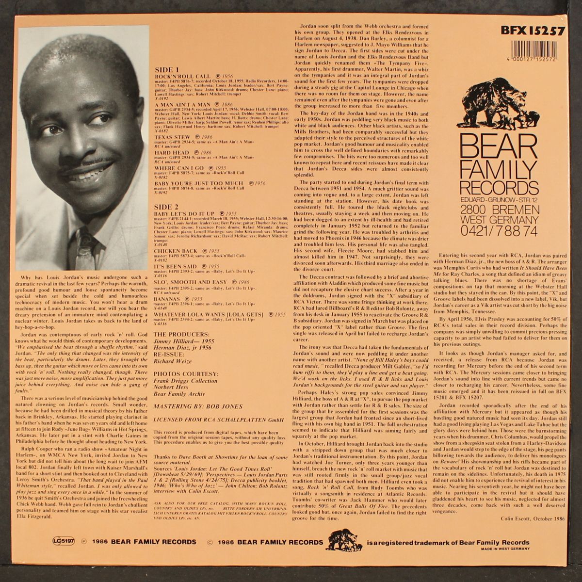 rock & roll call by LOUIS JORDAN