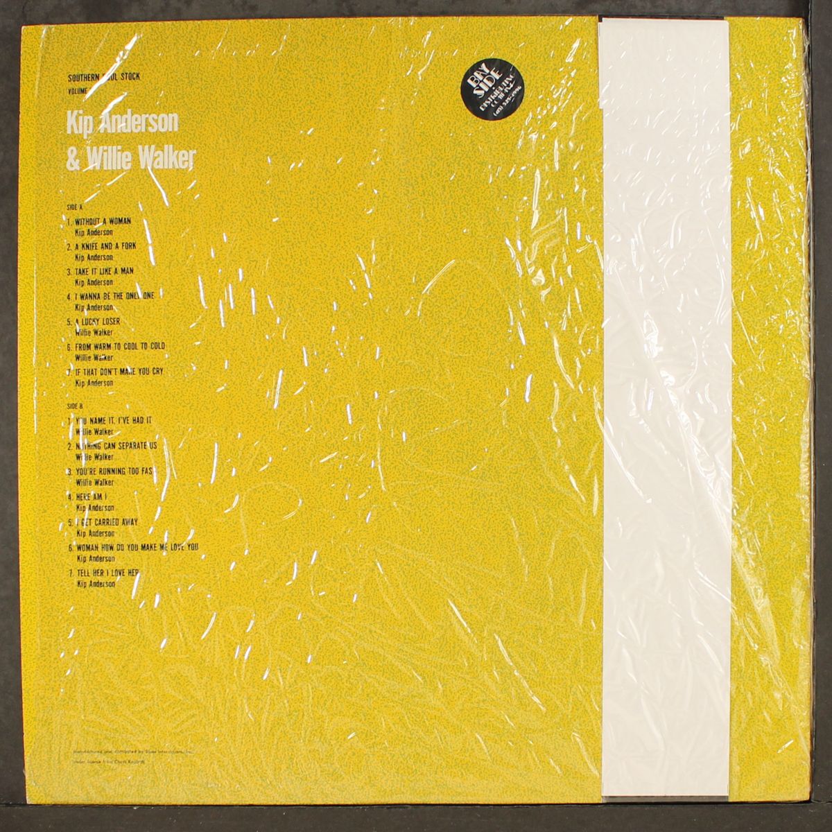 southern soul stock, vol. 1 by KIP ANDERSON & WILLIE WALKER