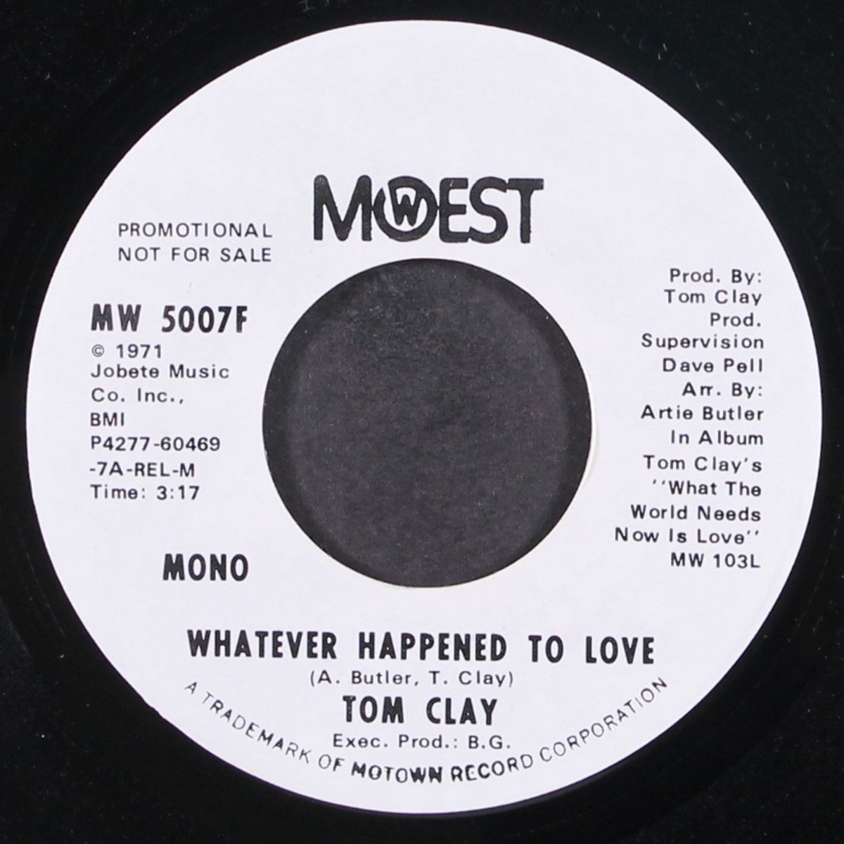 whatever happened to love / mono by TOM CLAY