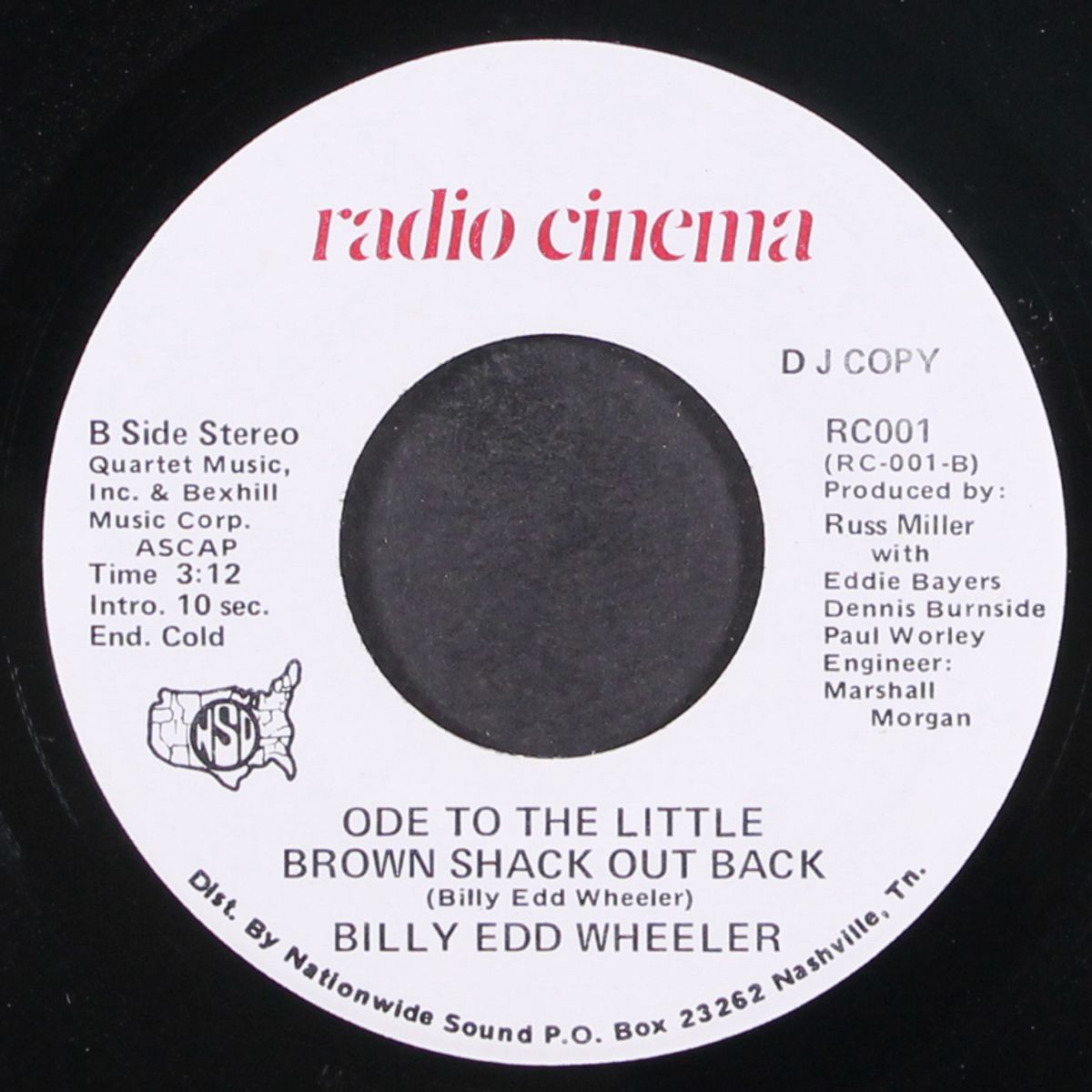 duel under the snow / ode to the little brown shack out back by BILLY EDD WHEELER